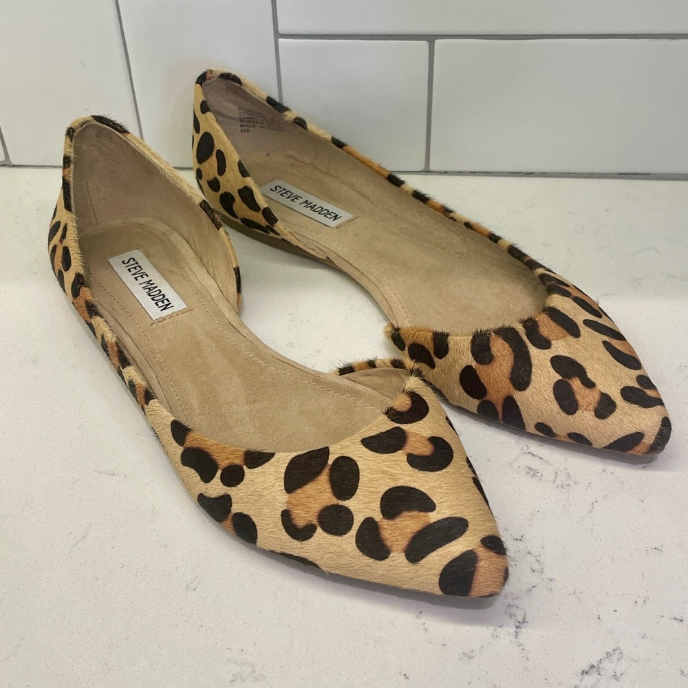 Steve Madden Elusion leopard flat